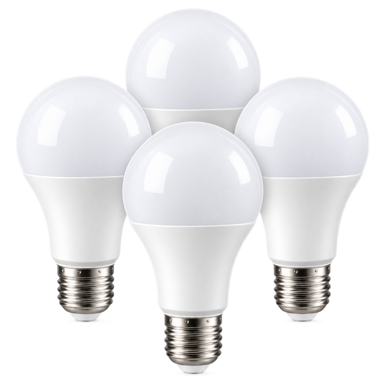 Four LED light bulbs