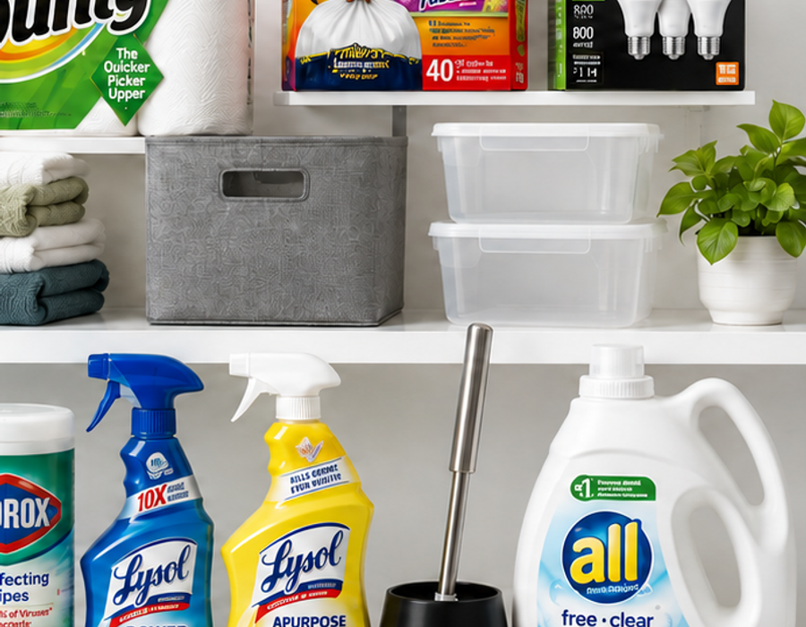 Everyday household and cleaning essentials